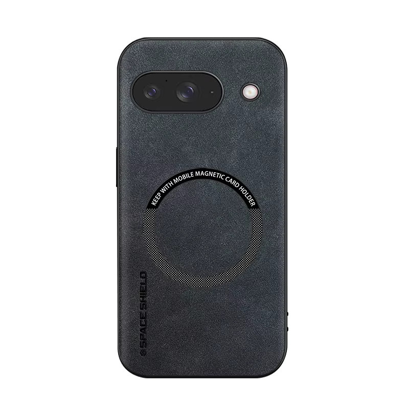MagSafe Leder-Handyhülle für Google Pixel 7 7A 8 8A 9 9A 10 10A 11 Pro XL Magnetische kabellose Lade-Schutzhülle in Schwarz oder Braun - Bild 4