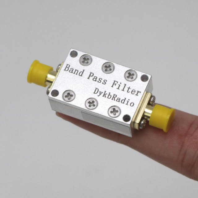 DykbRadio Bandpassfilter für LoRa Helium Miner SDR und WLAN in Silber - Bild 1