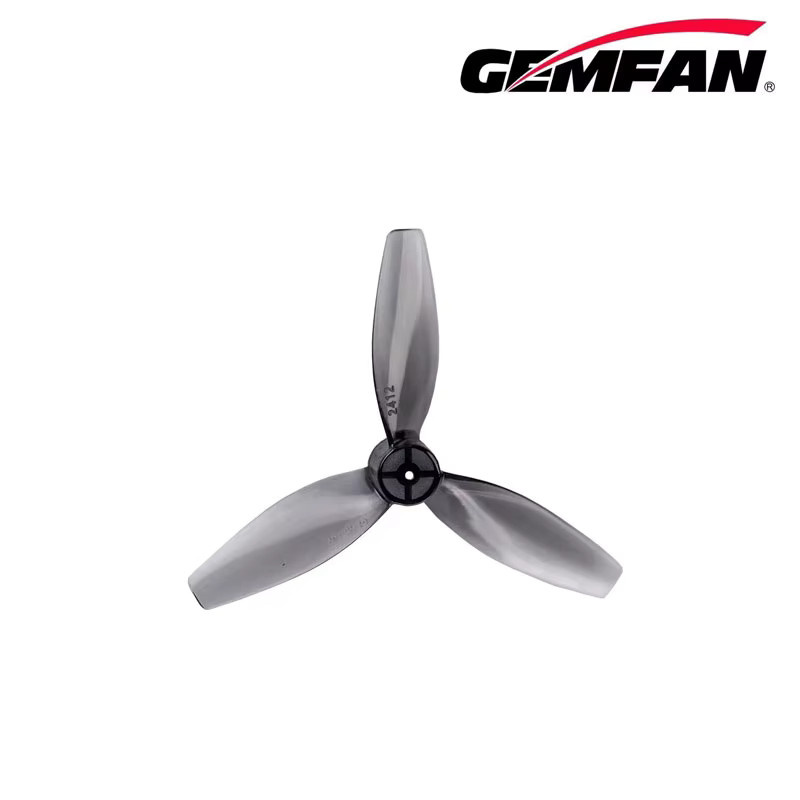 Gemfan 2412-3 61 mm 3-Blatt-PC-Propeller, 4 Paar, 4CW + 4CCW, Kunststoff - Bild 2