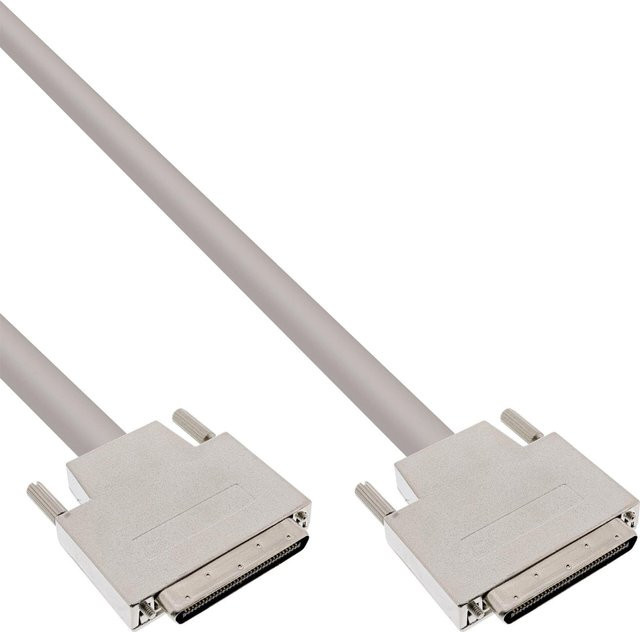 InLine SCSI U320 Kabel mit 68pol micro Centronics (VHD) Stecker auf Stecker, Länge: 3 m - Bild 1