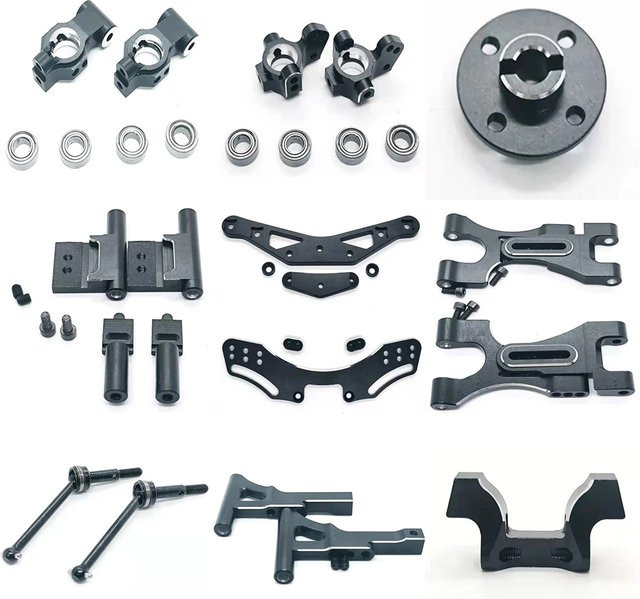 3Racing Sakura D5 Metall Lenkung Federung Upgrade Kit Stoßdämpfer Unterarm, Zubehör - Bild 1