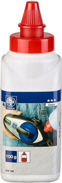 LUX-TOOLS Kreidepulver Classic in Rot, 100 g - Bild 1