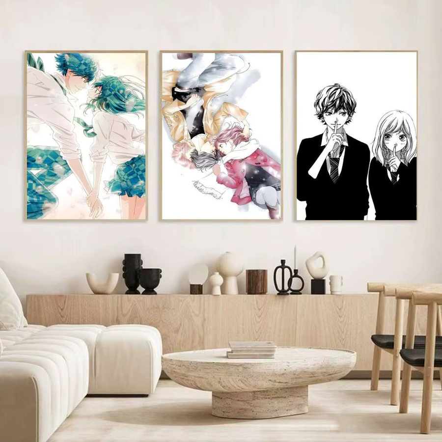 Selbstklebender Anime Manga-Poster A-Ao Haru Ride aus Papier in Mehrfarbig - Bild 3
