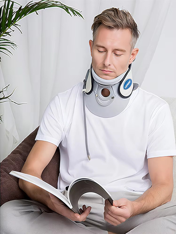 DOCTODD Aufblasbare Halskrause zur Halswirbelsäulentraktion, Unisex - Bild 6