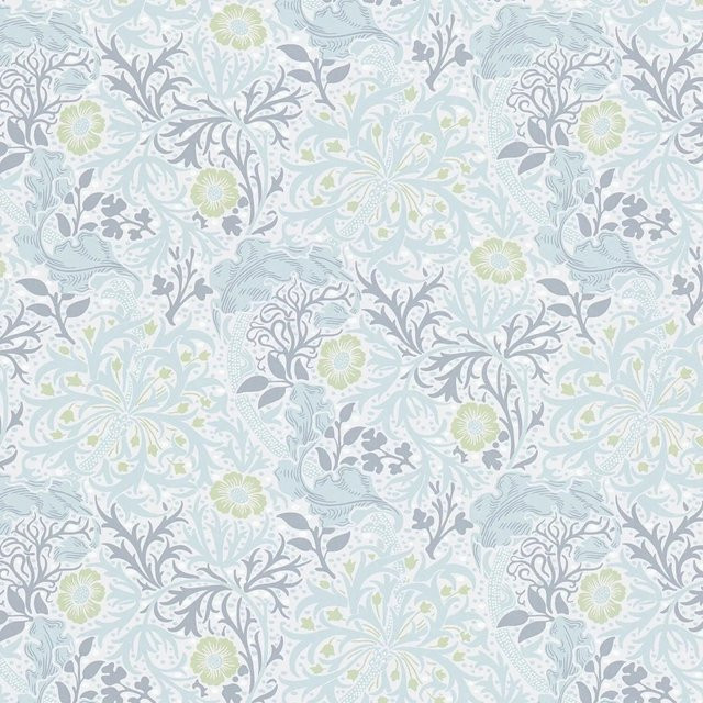 PROFHOME 390594-GU Blumen Tapete Floral Matt in Grau, Hell-Grün und Silber-Grau, Vlies-Tapete für Wohnzimmer, Schlafzimmer und Küche, Breite: 0,53 m, Länge: 10,05 m - Bild 1