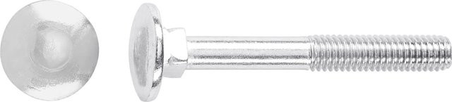 LUX-TOOLS Schlossschraube M6 x 40 mm, verzinkter Stahl, Silber, 100 Stück - Bild 1