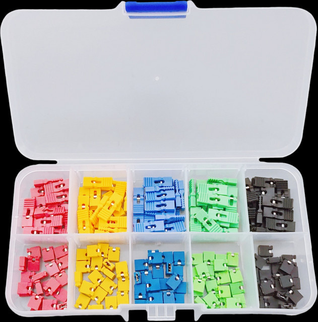200er Set Jumper Caps Kurzschlusskappen 2,54mm für Arduino und Raspberry Pi, Mehrfarbig - Bild 1