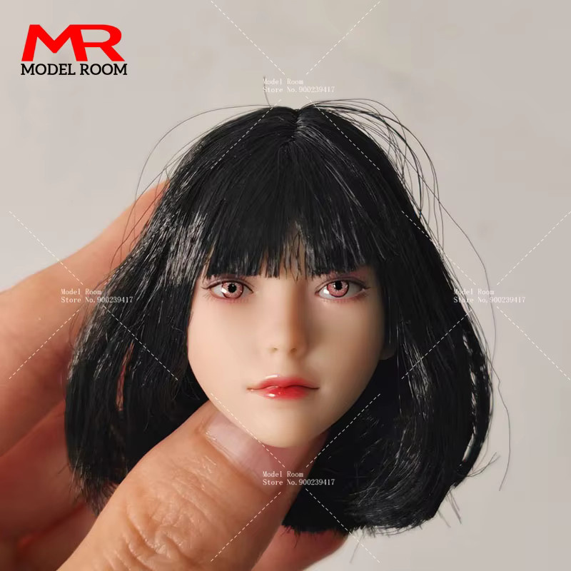 MAK Anime Mädchen Kopf Skulptur, 1/6 Maßstab, Zubehör - Bild 3