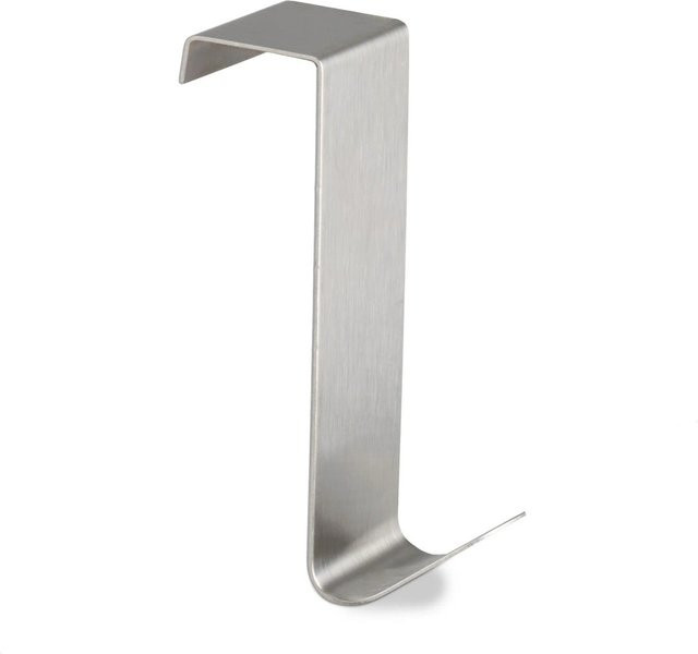 Relaxdays Türhaken 10er Set aus Edelstahl in Silber, B/T/H: 7 x 2,5 x 5 cm - Bild 1