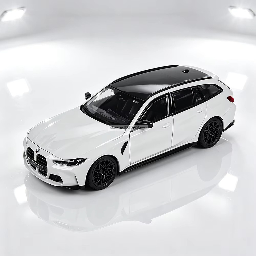 Bburago BMW M3 Touring, Spielzeugauto-Modell, 1:24, Schwarz-Weiß, Metall, ab 8 Jahren - Bild 2