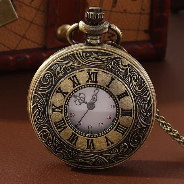 RUNERR Taschenuhr, Bronze, Analoguhr, Herren, Vintage - Bild 1