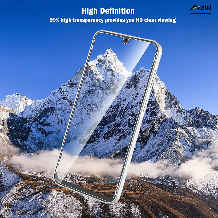 2 Stück Panzerglas Display Schutzfolie aus gehärtetem Glas für Samsung Galaxy A17 A56 A55 A16 A54 A53 A52S A52 A36 A35 A15 A14 in Transparent - Bild 5