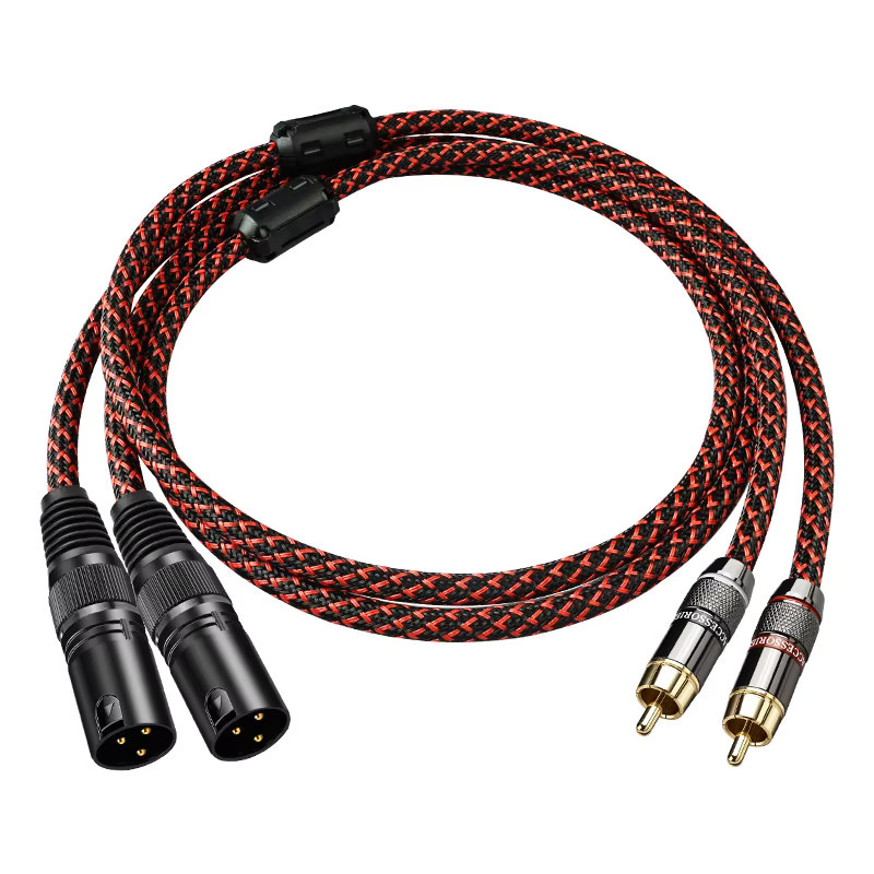 YYTCG High-End-Audiokabel Lotus XLR männlich zu XLR weiblich und RCA für Mischpult und Leistungsverstärker - Bild 4