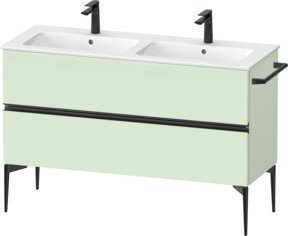 Duravit Waschtischunterschrank Sivida mit 2 Schubladen, Farbe: Grün, B/T/H: 128 x 59,1 x 47,7 cm - Bild 1