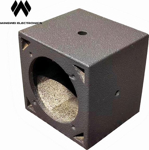 Prohsaudio 5 Zoll Koaxial-Lautsprecher-Schrankbox aus 9 mm Birkensperrholz in Dunkelbraun mit wasserdichter Oberfläche, 5er Set - Bild 1