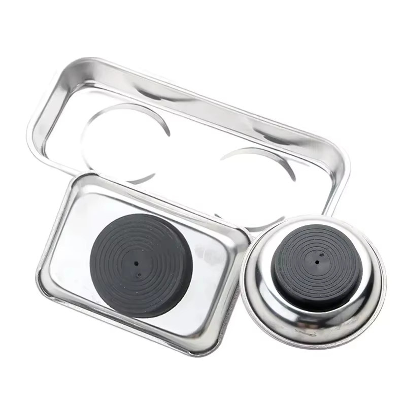 Magnetische Edelstahl-Werkzeughalter Ablage in Silber zur Organisation von Kleinteilen - Bild 4