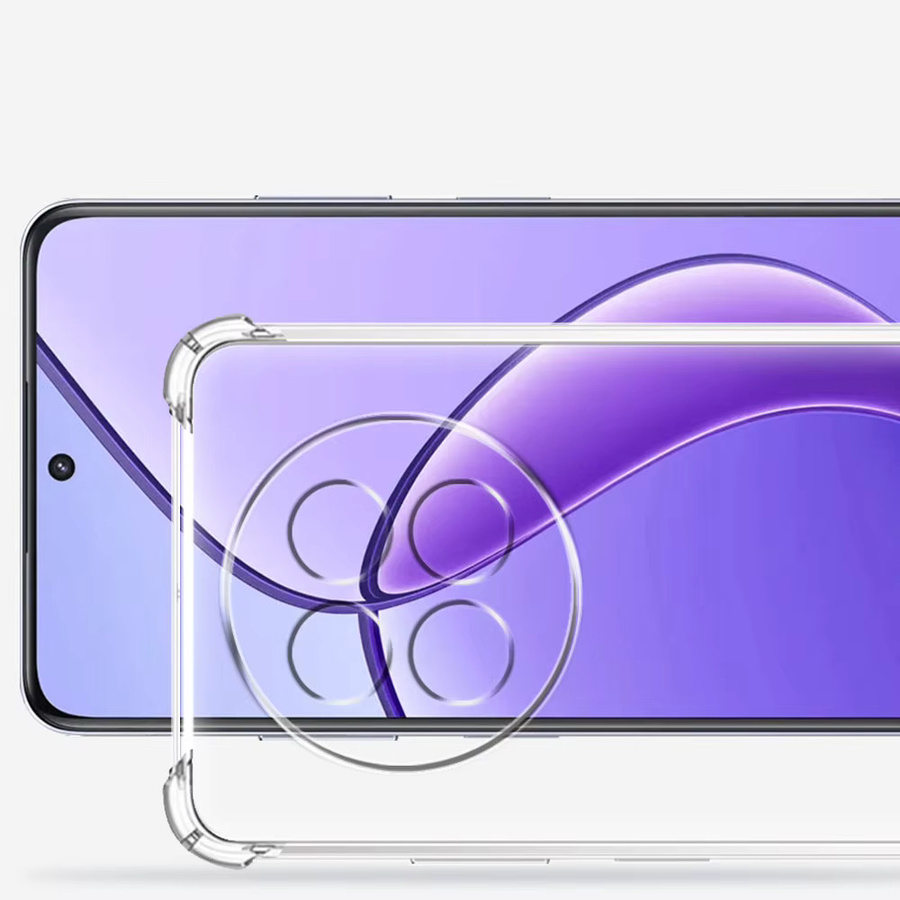 Stoßfeste Silikon Softcover Schutzhülle für Realme 12 Pro 5G, Realme 12 Plus, Realme 12X und Realme 12 Pro Plus in Transparent - Bild 3