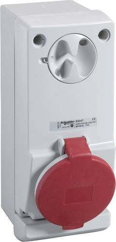 Schneider Electric CEE Wandsteckdose 16A 415V IP44 Weiß - Bild 1