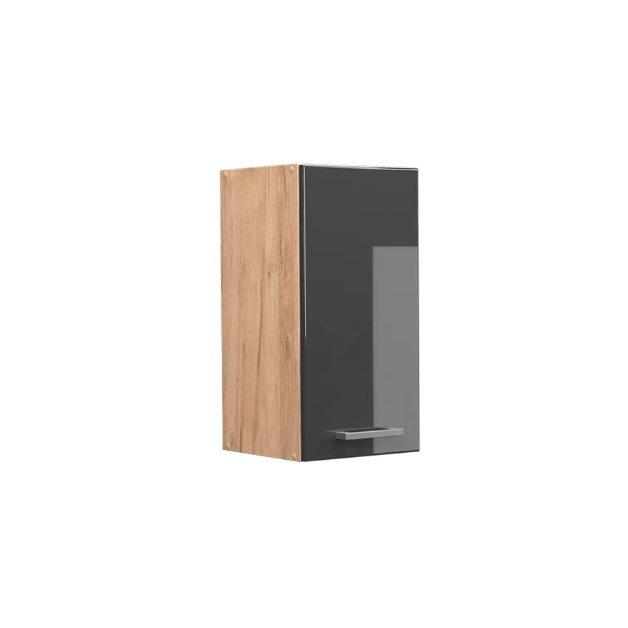 Vicco Hängeschrank R-Line Küchenschrank Anthrazit Goldkraft Hochglanz B: 30 cm, H: 60 cm, T: 31 cm - Bild 3