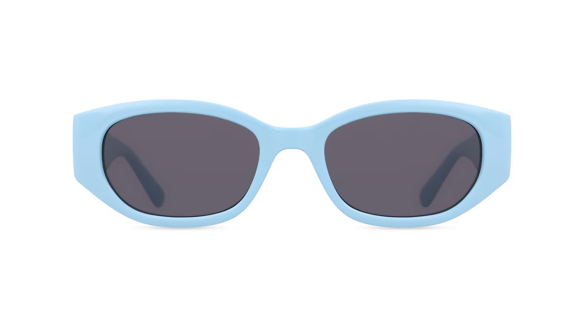 Fielmann OU 031 SUN FA Sonnenbrille, Vollrand, Oval, Blau, Grau, Damen, TR90 - Bild 1