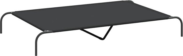 Erhöhtes Hundebett von VD Home Furnishing in Schwarz aus Oxford-Gewebe und Stahl, B/T/H: 150 x 90 x 20 cm - Bild 1