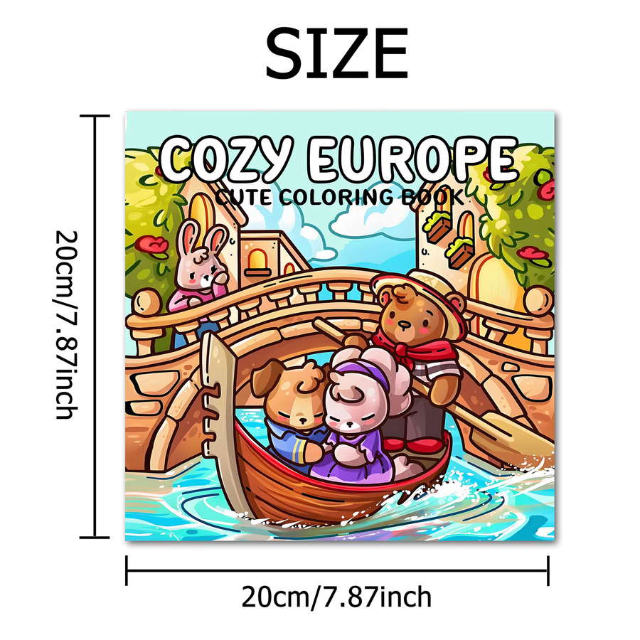 COSY EUROPE Malbuch für Erwachsene, ab 14 Jahren - Bild 2