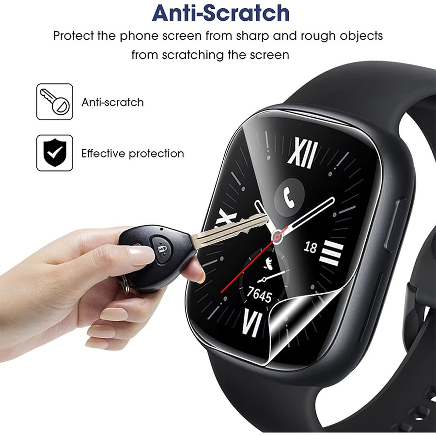 3er-Set HD Displayschutzfolie aus TPU für Huami Amazfit Bip 5 Smartwatch in Transparent - Bild 6