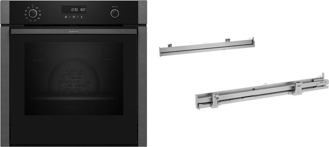 Neff Einbaubackofen BLE310KP bestehend aus B6ACH7AG3 + Z1608BX0 in Graphit mit 71 l Volumen, Pizza-Stufe, schnelles Vorheizen und Brotback-Stufe - Bild 1