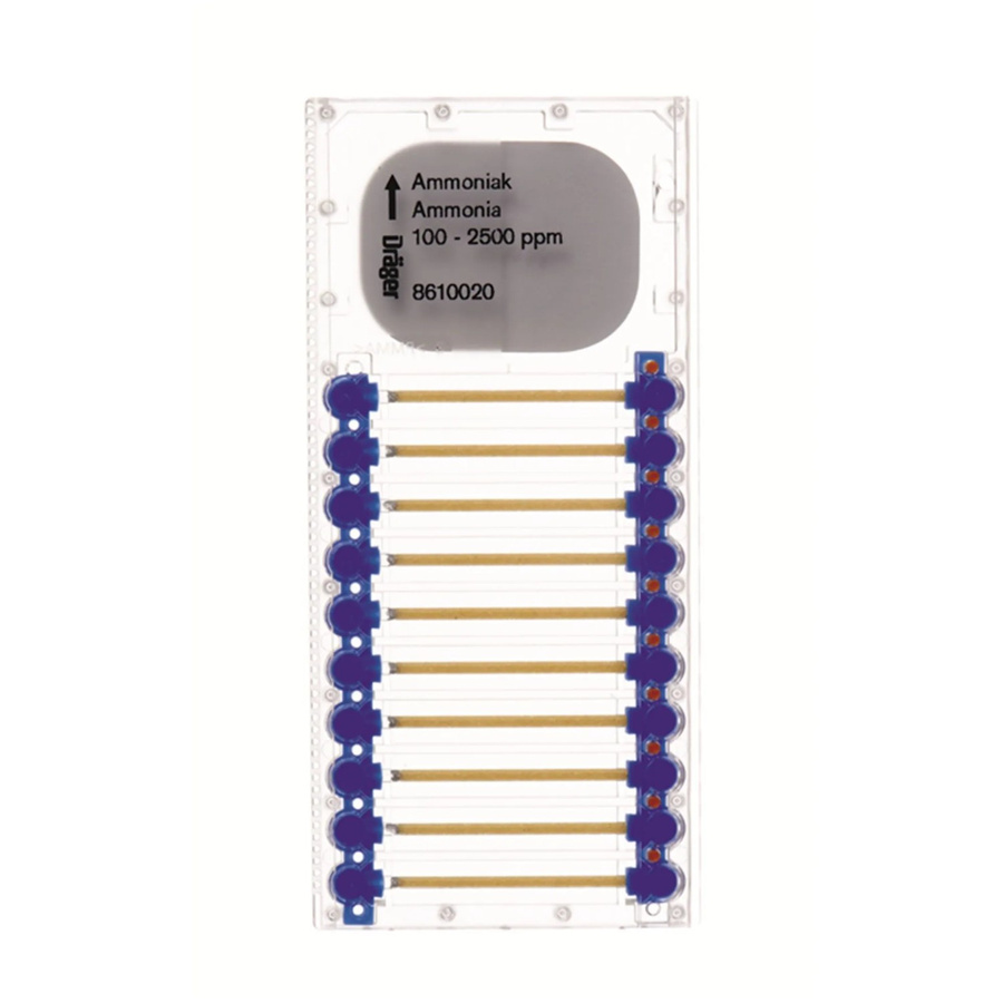 Dräger Microtubes für Ammoniak 100 2500 Ppm transparent - Bild 2