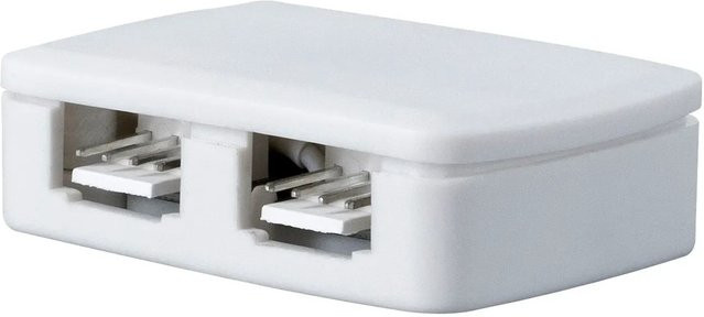 Paulmann YourLED Junction-Box 4-fach Verteilung Strip-Connector in Weiß, B: 30 mm, H: 12 mm, T: 45 mm - Bild 1