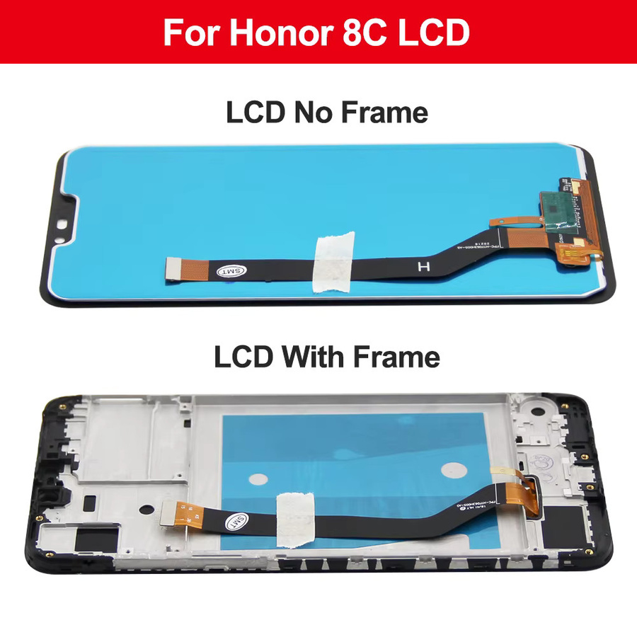 Honor 8C LCD Display mit Touchscreen und Rahmen in Schwarz, 6.26 Zoll - Bild 3