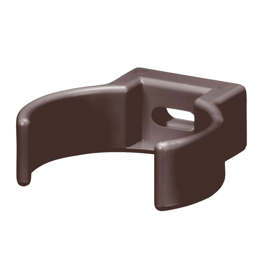 Inefa Rohrschellen Clip DN 50 aus PVC in Dunkelbraun zur Befestigung von Fallrohren - Bild 2