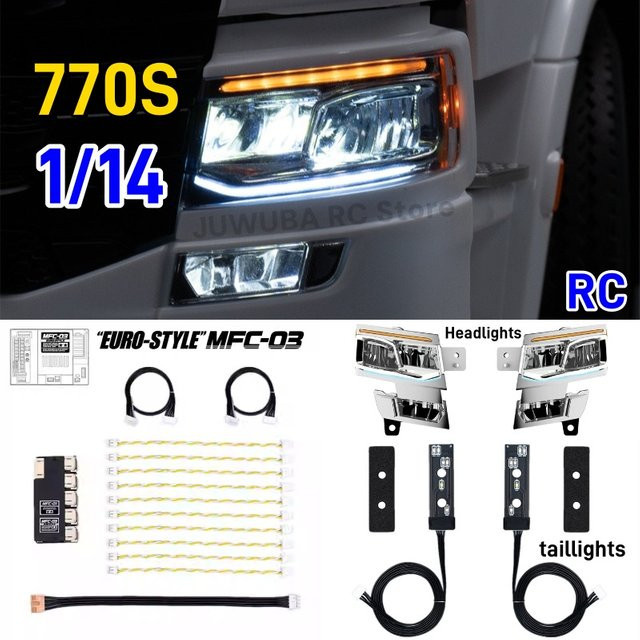 Noxion 770S RC Traktor Beleuchtung System LED, 1:14, Zubehör - Bild 1