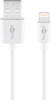 Goobay USB-A auf Lightning Daten- und Ladekabel für Apple iPhone und iPod, Weiß, 1 m - Bild 1