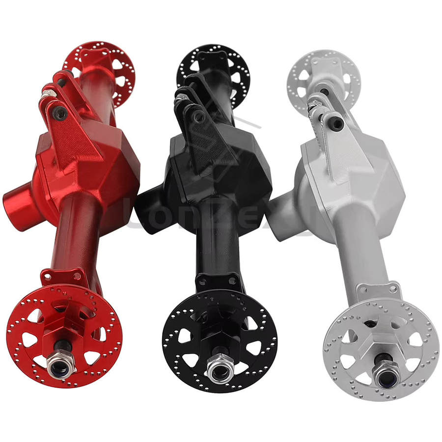 Losi Hinterachsgehäuse mit Wellen und Bremsscheibe, Metall, Zubehör - Bild 3