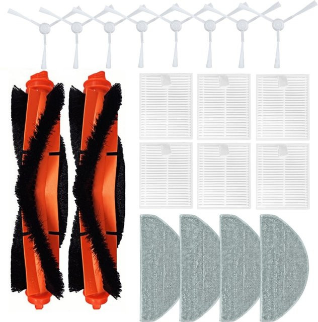 Xiaomi Saugroboter Zubehör Set in Multicolour für S20 E10 E12 B112 C103 D106 mit Hauptbürste, Seitenbürste, Wischtuch und HEPA-Filter - Bild 1