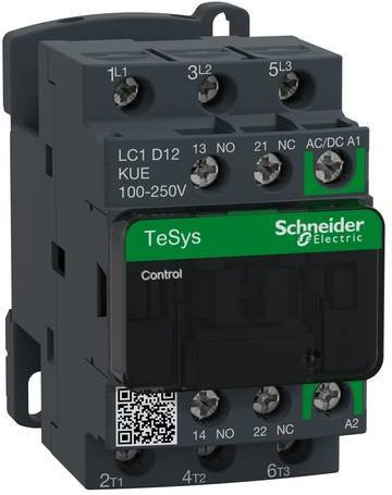 Schneider Electric LC1D12KUE Leistungsschütz in Grau - Bild 1