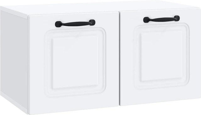 vidaXL Wandmontierter TV-Schrank Weiß Modern B/T/H: 59,5 x 31 x 30 cm - Bild 1