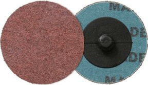Klingspor Quickchange Disc QRC 412 Schleifscheibe, Korn 80, Braun - Bild 1