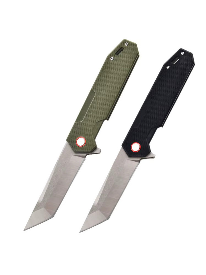 Klappbares Taschenmesser mit D2-Klinge für Outdoor, Camping und EDC in Grün oder Schwarz - Bild 5