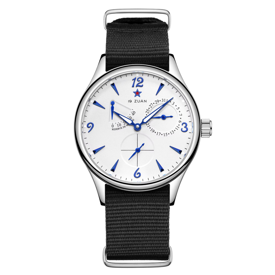 TIME TOKEN Armbanduhr, Automatik, 40 mm, Schwarz, Textil/NATO, Herren - Bild 5