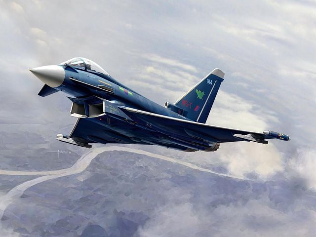 Revell Eurofighter Typhoon - RAF, Fahrzeug, 1:144, Grau - Bild 1