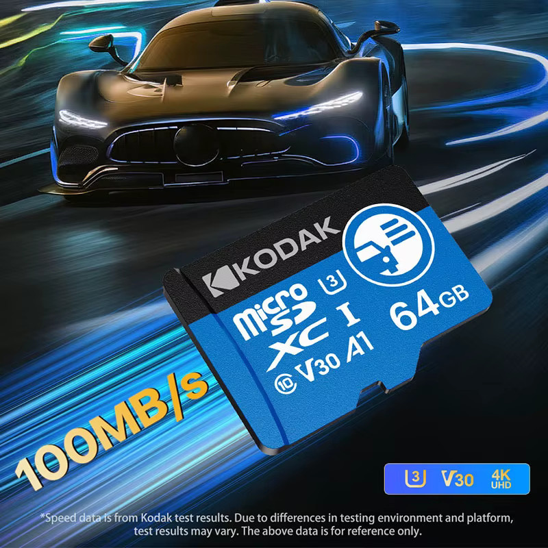 Kodak High Endurance MicroSD-Karte für Dashcams mit V30 und U3 Unterstützung für 7/24 Loop-Aufnahmen - Bild 2