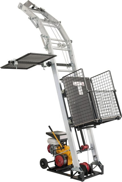 Haemmerlin Bauaufzug Castor Steel Dachdeckerausführung in Silver, Höhe: 20 m - Bild 1