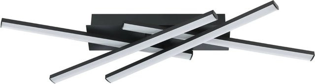 Eglo LED Deckenleuchte Vascella Schwarz mit futuristischem Design, 2500lm, 4000K - Bild 1