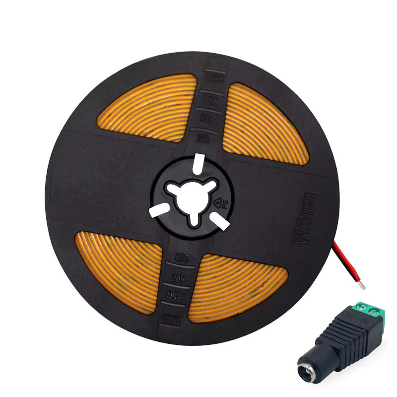 OCONA COB-LED-Streifen RGB dimmbar, 5 m Länge, Weiß und Rot - Bild 4