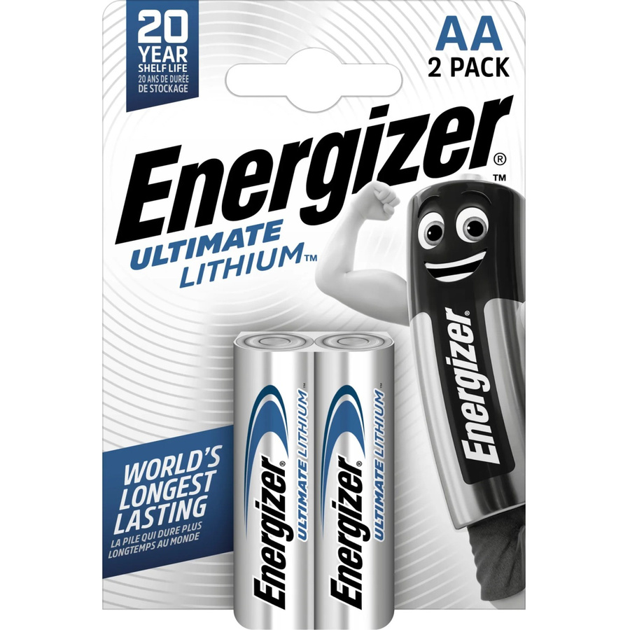 Energizer Ultimate Lithium AA Batterien, Silber, 2 Stück - Bild 2