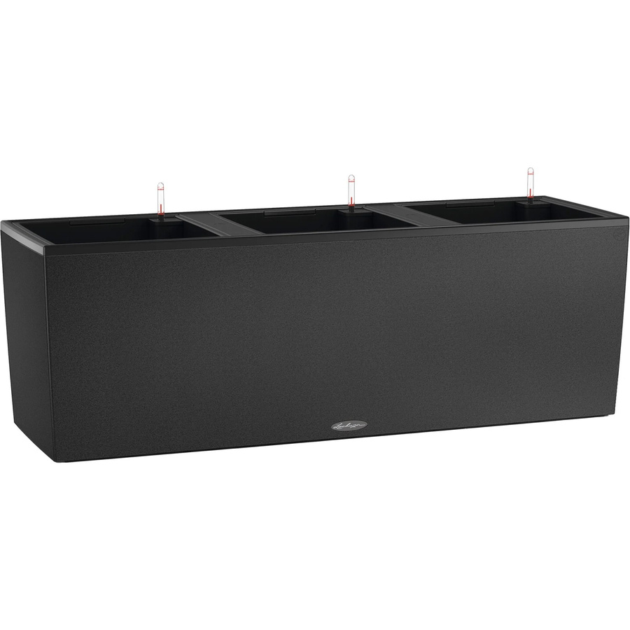 Lechuza Pflanzgefäß Trio Stone 40 in Steingrau mit Natursteinoptik, B/T/H: 130 x 42 x 42 cm - Bild 2