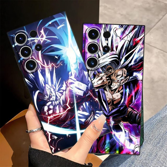 Dragon Ball Handyhülle in Schwarz und Multicolour für Samsung Galaxy S24 Plus, S23 Ultra, S20, S25 Edge und S21 FE - Bild 1