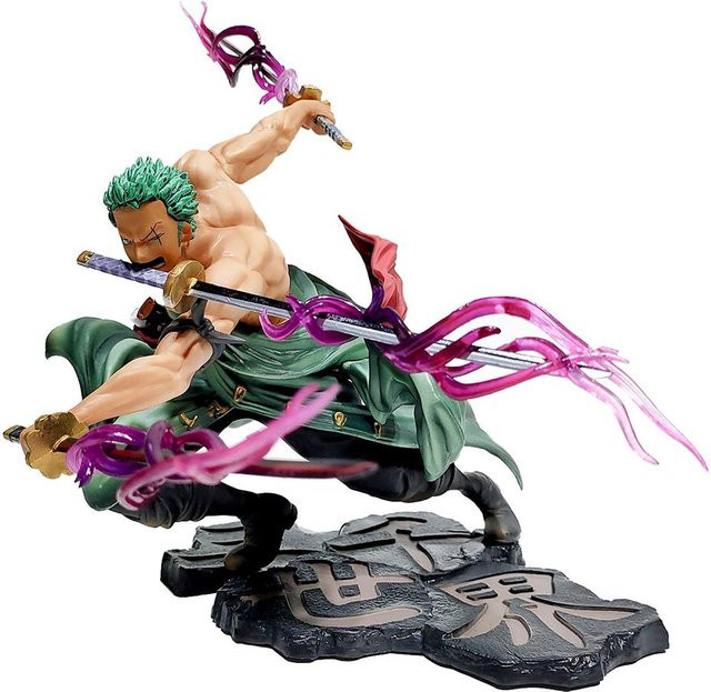 Yiran toy 1 One Piece Roronoa Zoro Anime-Actionfigur Sa-Maximum Manga-Statue - Bild 1